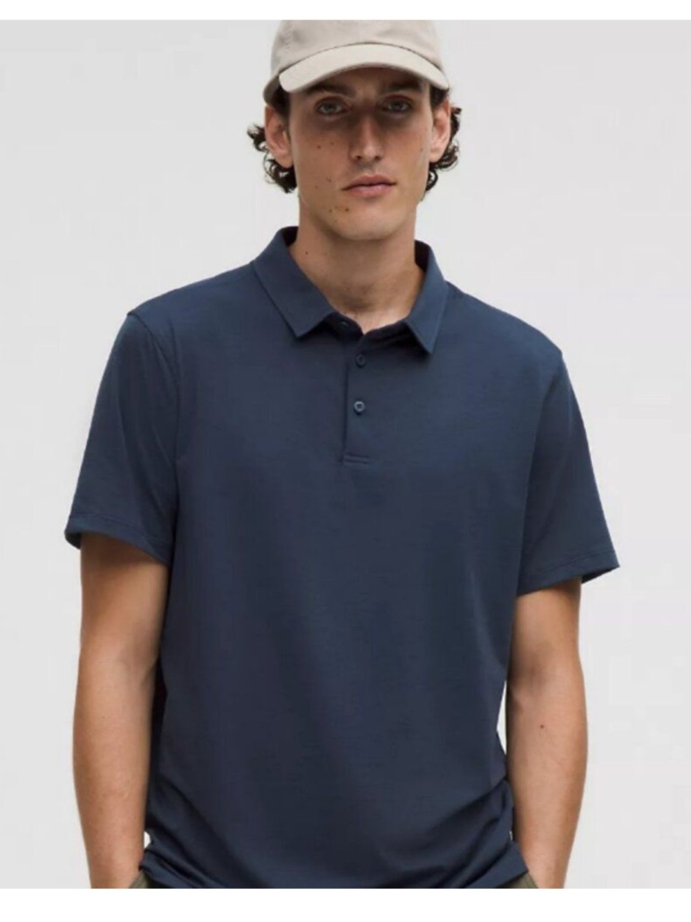 Lululemon navy polo shirt